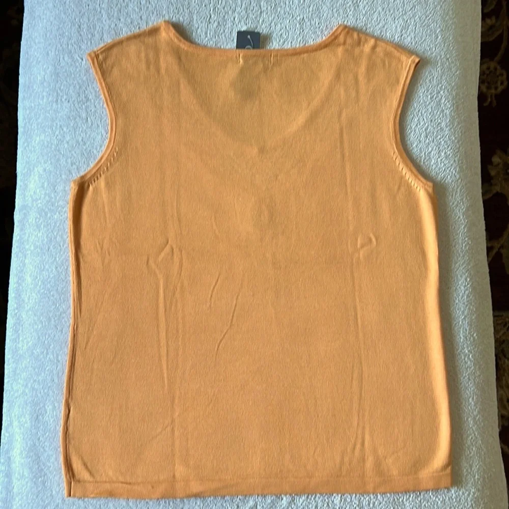 Orange Beaded Knit Top - Picture 6 of 10